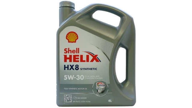 SHELL Helix HX8 Synthetic 5W 30 4 l